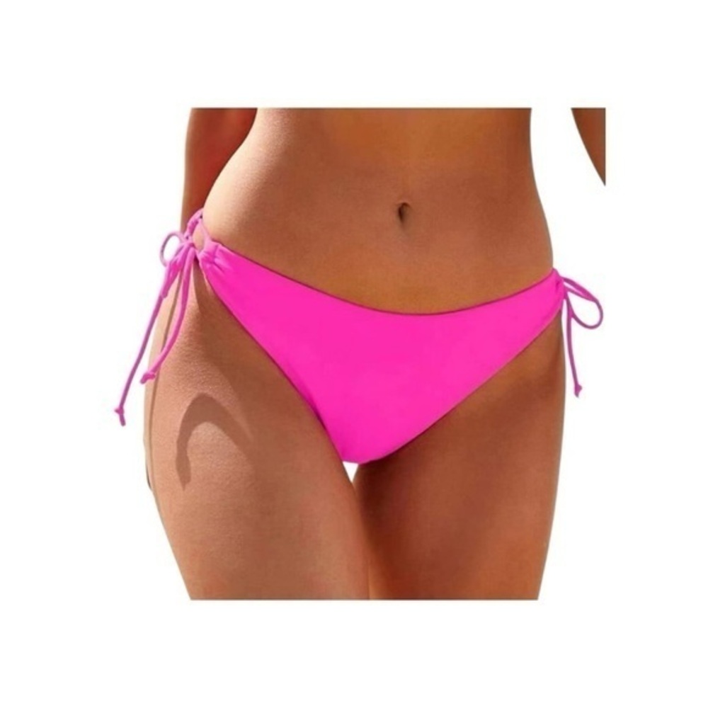 NWT Womens Bikini Bottoms Cheeky Swimsuit Bathing Suit Shorts Hot Pink Sz S